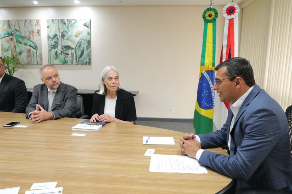 Wilson Lima e ministra corregedora 