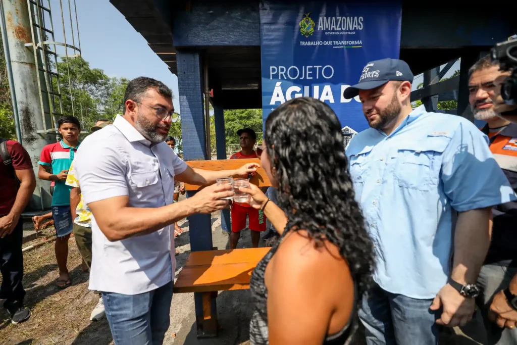 Governador Wilson Lima entrega sistema do projeto Agua Boa para familias da zona rural de Manaus Foto Alex Pazuello 1