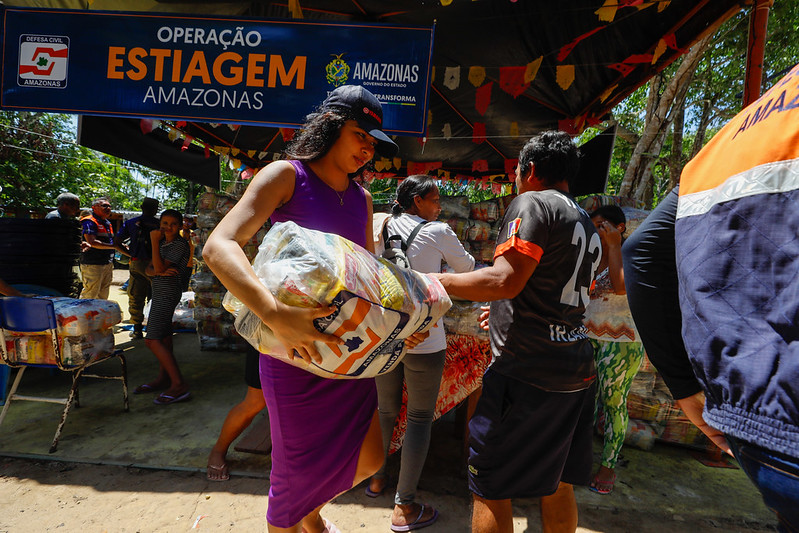 Governo do Amazonas divulga boletim sobre a estiagem no estado, nesta terça-feira