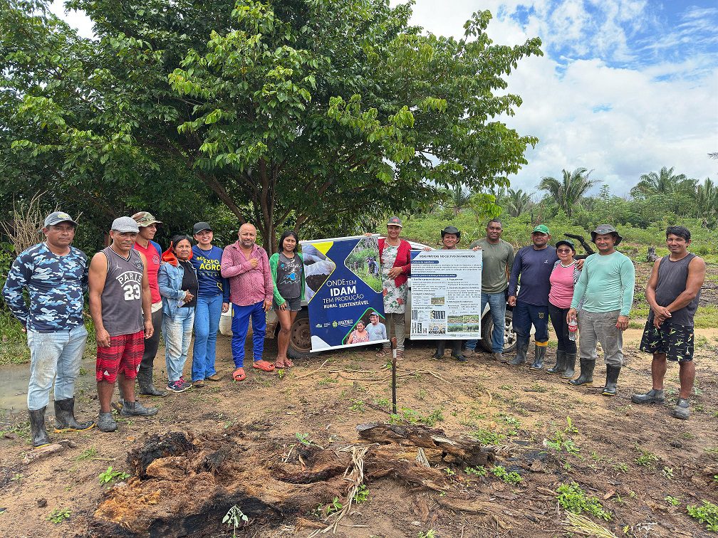 Idam inicia implantação três Unidades Demonstrativas (UD) de mandioca no interior do Amazonas